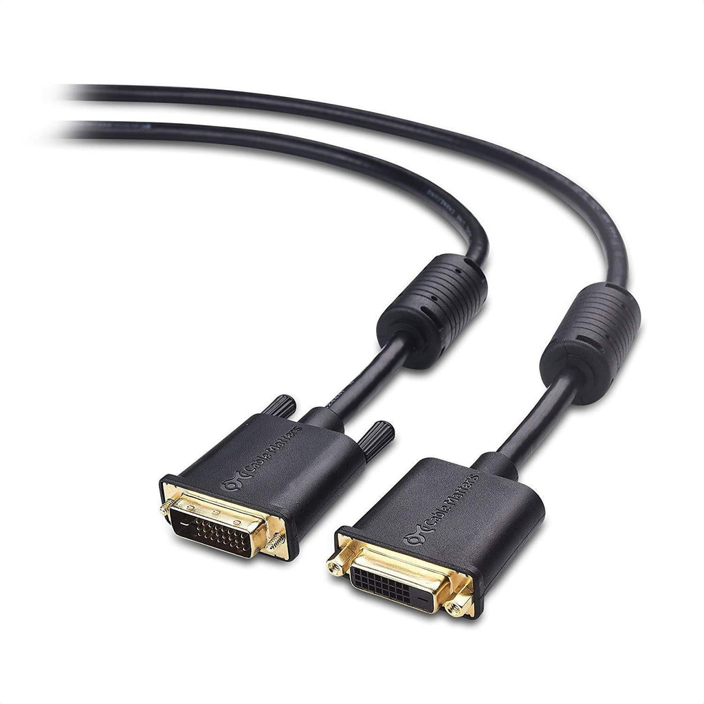 Cable Matters DVI to DVI Extension Cable (DVI-D Dual Link Extension Cable) - 6 Feet - LeoForward Australia