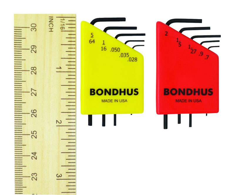  [AUSTRALIA] - Bondhus 20393 L-Wrench Hex Key Double Set