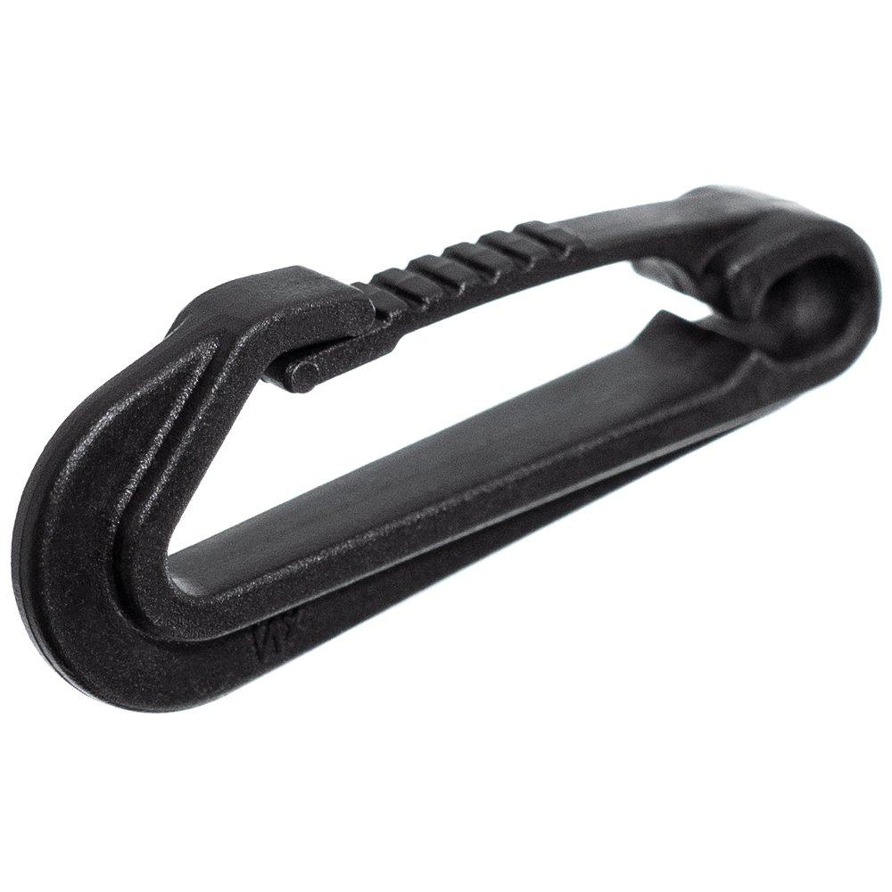  [AUSTRALIA] - Paracord Planet Wingless Bungee Snap Hook | Heavy Duty Hooks | Use with Bungee Cords, Resistance Bands, Webbing | Camping & Outdoors 4 Pack