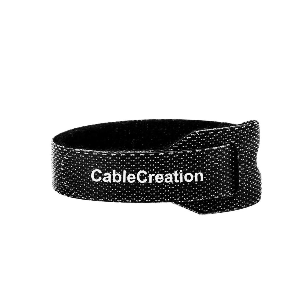  [AUSTRALIA] - Cable Ties 6 inch, CableCreation 50PCS Reusable Fastening Organizer Cord/Tie Wrap, Nylon Adjustable Cable Management, 6 × 0.35 inch/Black 6-inch Black