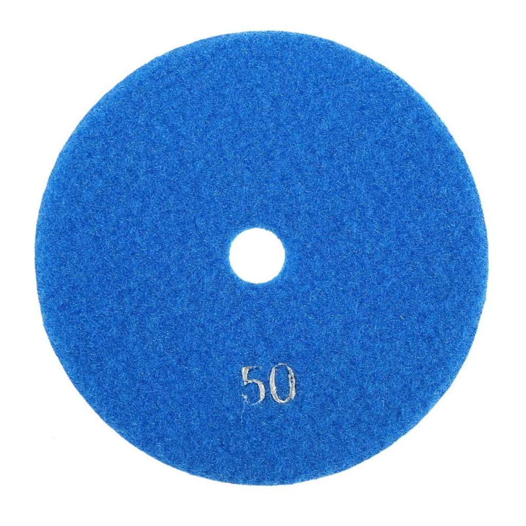  [AUSTRALIA] - 5" Polishing Pads Grinding Disc, Polishing Disc for Granite Concrete Marble Stone Polishing 125mm(50 Grit) 50 Grit