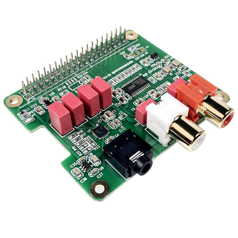  [AUSTRALIA] - InnoMaker Raspberry Pi HiFi DAC HAT PCM5122 HiFi DAC Audio Card Expansion Board for Raspberry Pi 4 3 B+ Pi Zero etc. (DAC HAT)