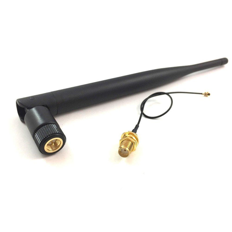 Replacement PS4 WiFi Antenna 2.4Ghz 6dbi Wireless Router Omni Aerial with SMA Male Connector with SMA Female to UFL. iPex Pigtail Cable 1.13 15cm - LeoForward Australia