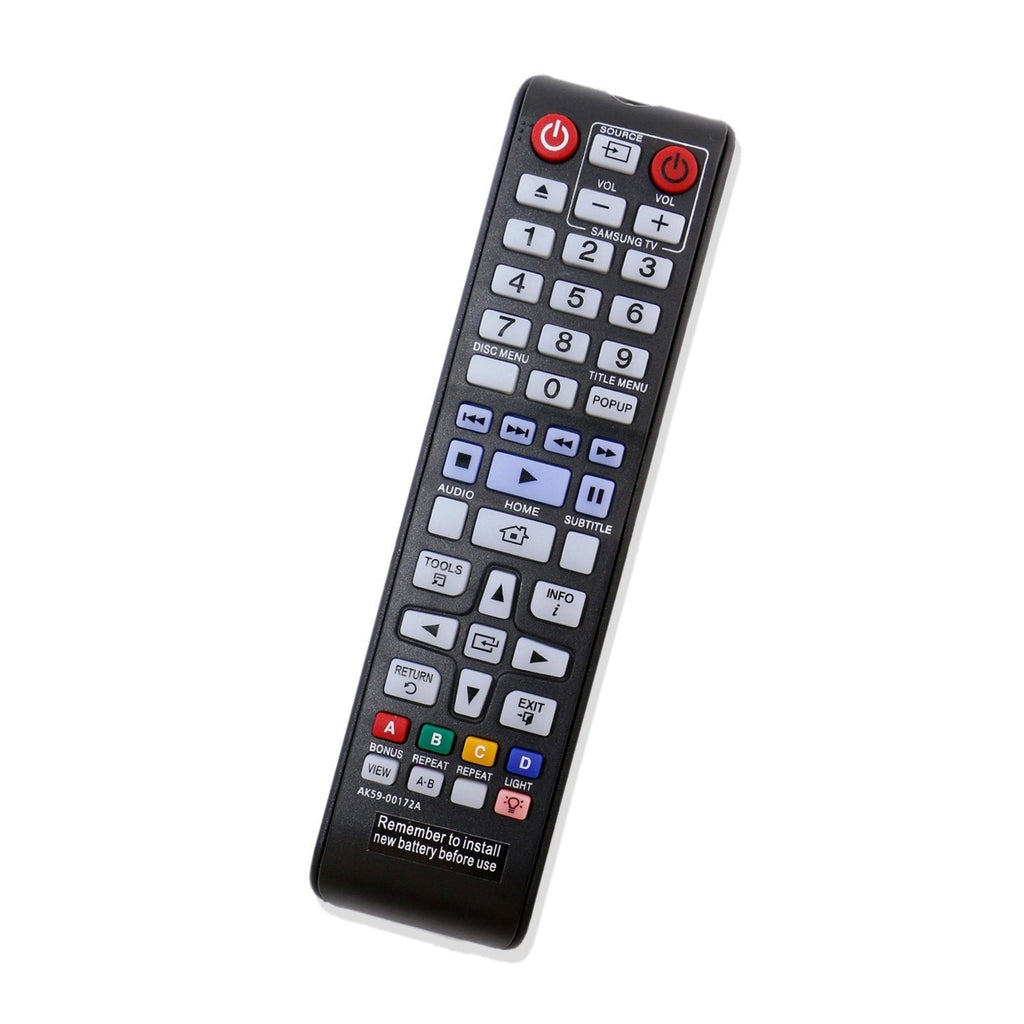 New AK59-00172A Replace Remote Control AK5900172A fit for Samsung Blu-Ray Disc DVD Player BD-F5700 BD-J5100 BD-J5900 BD-J5700 BD-E5700 BD-E6500 BD-EM57 Bluray Blu Ray Home Theater Sound System - LeoForward Australia