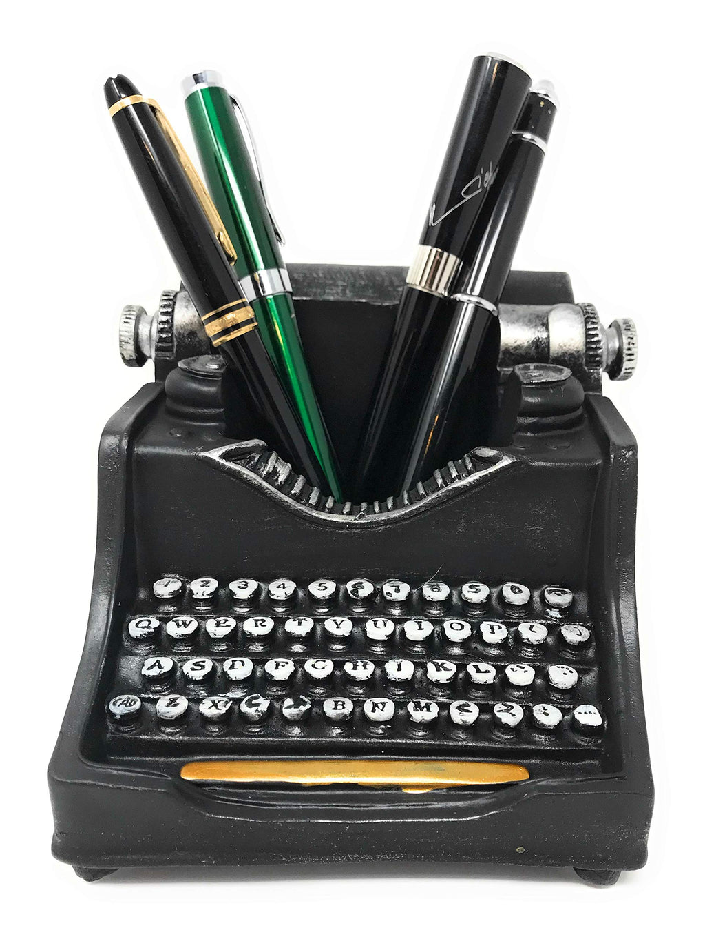 Retro/Shabby Chic/Vintage Typewriter Pencil Holder for Desk/Desk Organizer for Writer's Desk- Nostalgic Gift for Writers/Gift for Vintage Lovers/Gift for Typewriter Lovers - LeoForward Australia