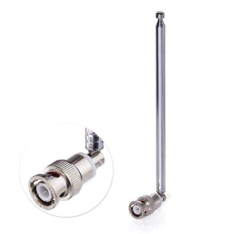 E-outstanding 7 Section Telescopic BNC Male Swivel Antenna,for TV FM Radio Scanners Remote Receivers,and Other Electronics Products - LeoForward Australia