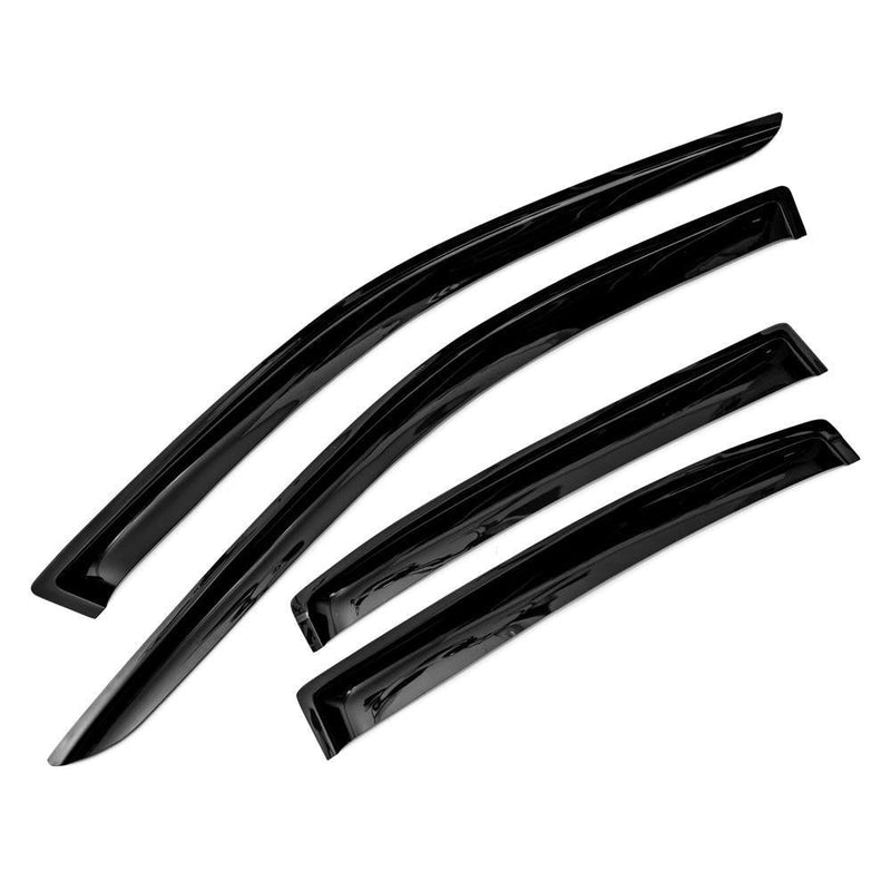  [AUSTRALIA] - S SIZVER Smoked Out-Channel Window Vent Guard Rain Visors for 2010-2016 Ford Taurus