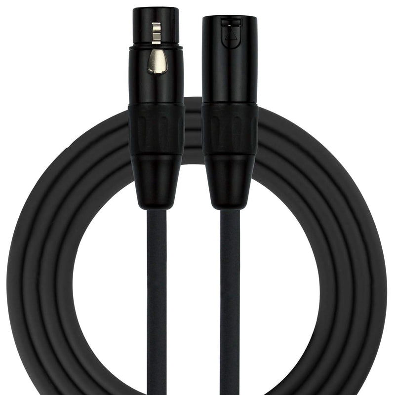  [AUSTRALIA] - KIRLIN Cable MPC Microphone Cable, XLR, BLACK, 25FT (MPC-270PB-25/BK)