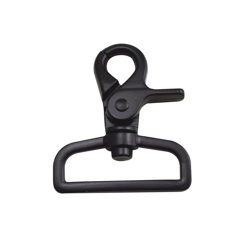  [AUSTRALIA] - Wuuycoky Black 1.5" Inner Diameter Fillet D Ring Large Pliers Buckle Lobster Clasps Swivel Snap Hooks Pack of 4 Fillet D ring inner Diam:1.5",4Pcs