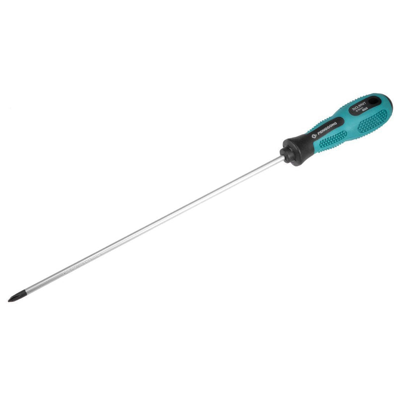  [AUSTRALIA] - uxcell #1 Phillips Screwdriver 10 Inch Round Shaft Non Slip Comfortable Handle