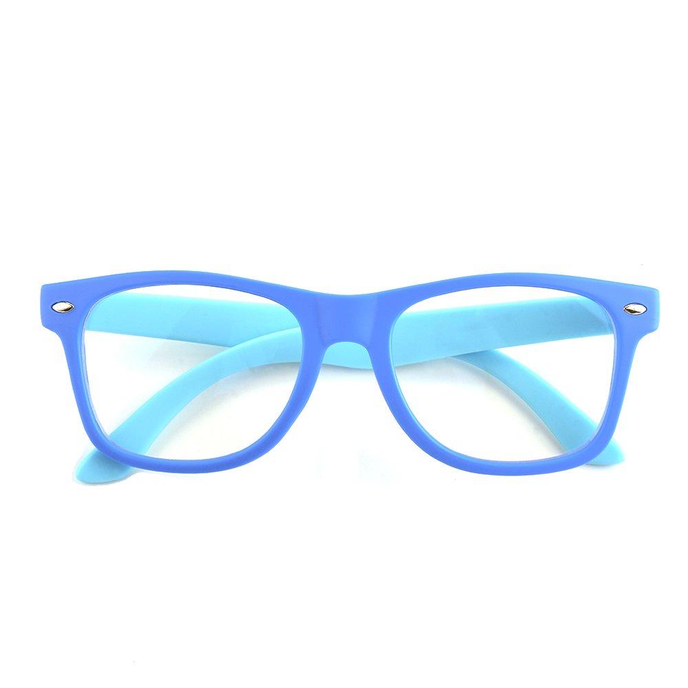 [AUSTRALIA] - Gudzws Kids Blue Light Blocking Glasses Rectangle Digital Boys Girl Age for 5-12