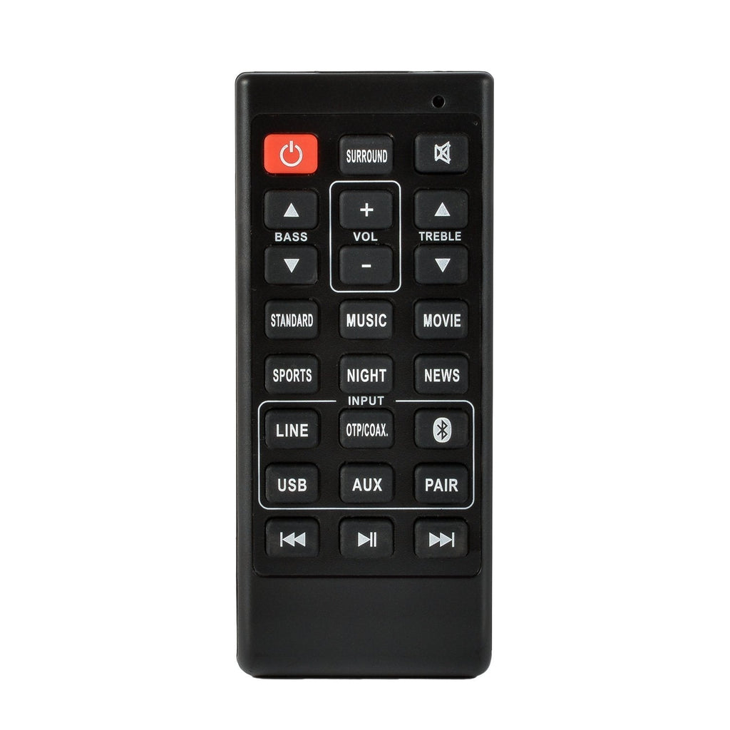 Remote for Sanyo Soundbar NC302UH NC300 NC300UH FWSB426F FWSB426FA NC306UH FWSB415E A (Not for FWSB415E Non-A Model Refer to WIR113001-FA03) - LeoForward Australia