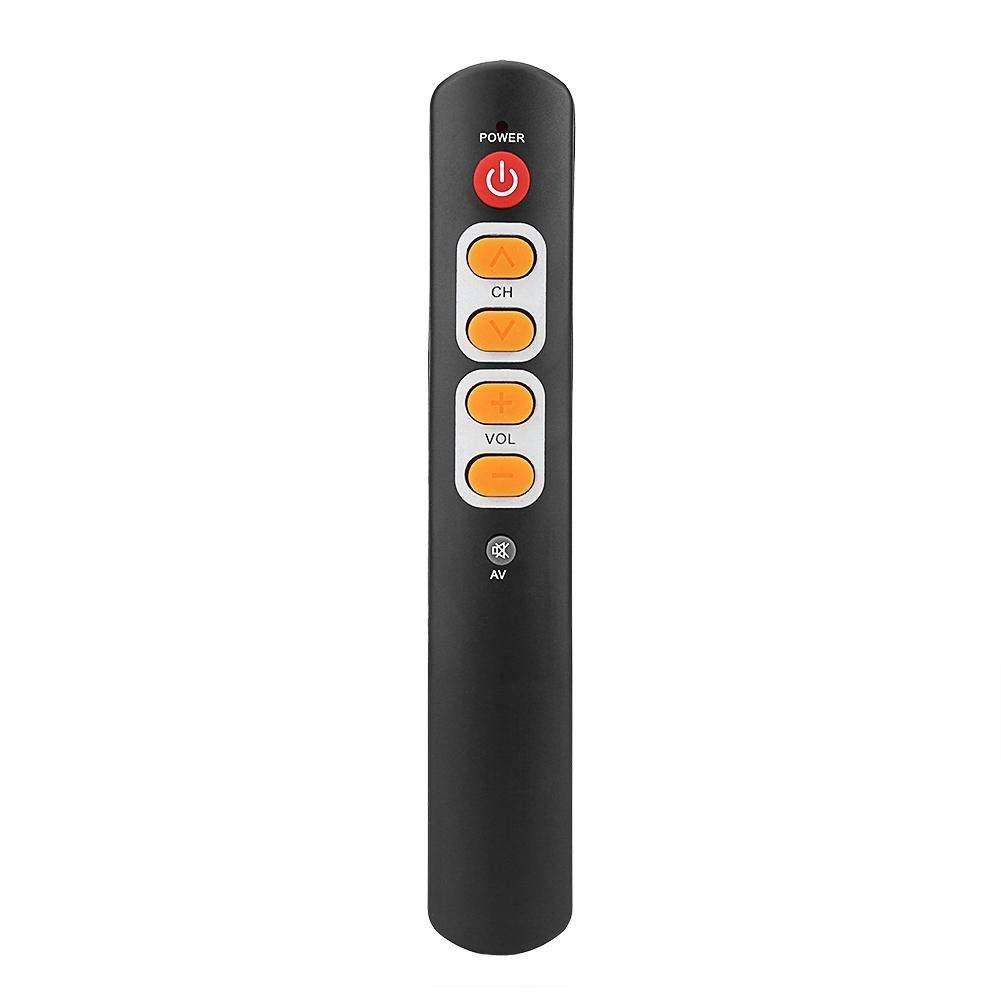 Learning Remote Control with Big Buttons, 6 Keys Universal Remote Control Smart Controller for TV STB DVD DVB HiFi VCR(Orange) Orange - LeoForward Australia