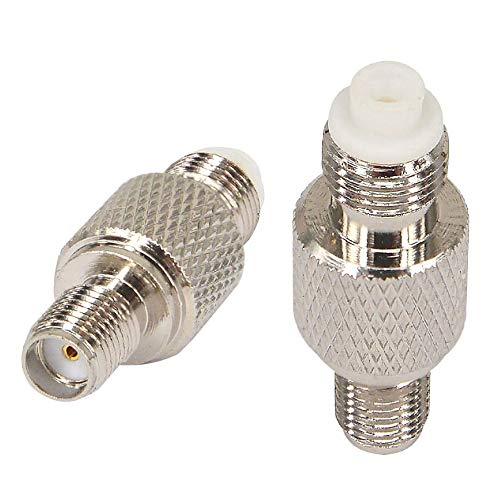 BOOBRIE SMA Coaxial Connector FME Female to SMA Female Coax Adapter WiFi Antenna Adapter for Antennas Wireless LAN Devices Coaxial Cable WiFi Radios External Antenna Cell Booster Pack of 2 - LeoForward Australia