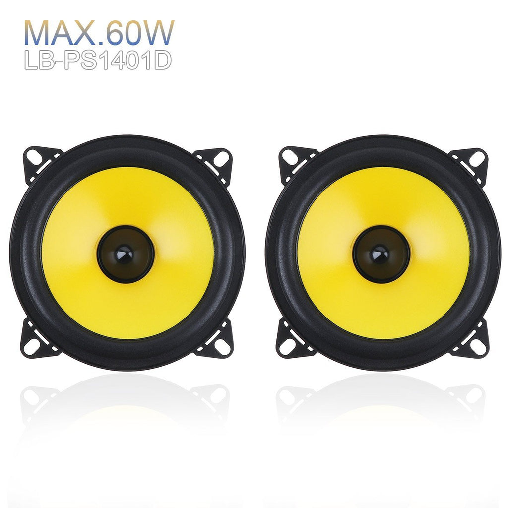 ePathChina 4 inch 60W 2-Way Full Range Frequency Car Audio Stereo Speaker Automobile Loudspeaker 2 pcs - LeoForward Australia