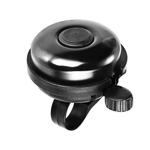 Accmor Classic Bike Bell, Aluminum Bicycle Bell, Loud Crisp Clear Sound Bicycle Bike Bell for Adults Kids Black-Right Hand Use-1 pack - LeoForward Australia