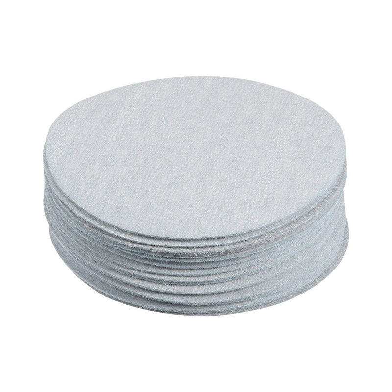  [AUSTRALIA] - uxcell 20 Pcs 3-Inch Aluminum Oxide White Dry Hook and Loop Sanding Discs Flocking Sandpaper 600 Grit