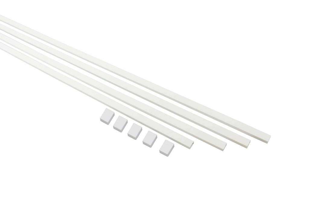  [AUSTRALIA] - 10 ft Paintable Cable Management Kit to Conceal and Hide Cables, Wires, or Cords by EasyLife Tech, White, 0.78 x 0.39 x 30 inch, Self-Adhesive