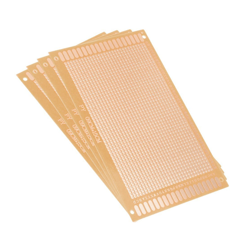  [AUSTRALIA] - uxcell 9x15cm Single Sided Universal Paper Printed Circuit Board Thickness 1.2mm for DIY Soldering Brown 4pcs