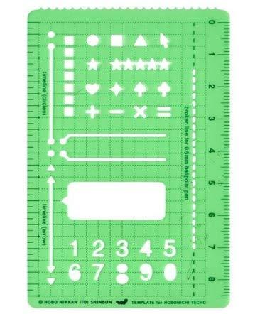 Hobonichi Template Basic Hobonichi Notebook Original Stationery Notebook Accessories, Japan Import - LeoForward Australia