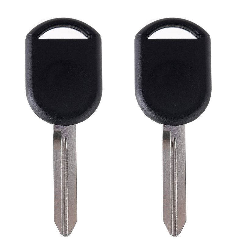  [AUSTRALIA] - SCITOO 2X New Blank Uncut Ignition Chipped Key Transponder Replacement fit Ford Series H84-PT 40