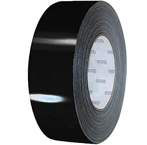  [AUSTRALIA] - VViViD Black Gloss Air-Release Adhesive Vinyl Tape Roll (4 Inch x 20ft) 4" x 20ft