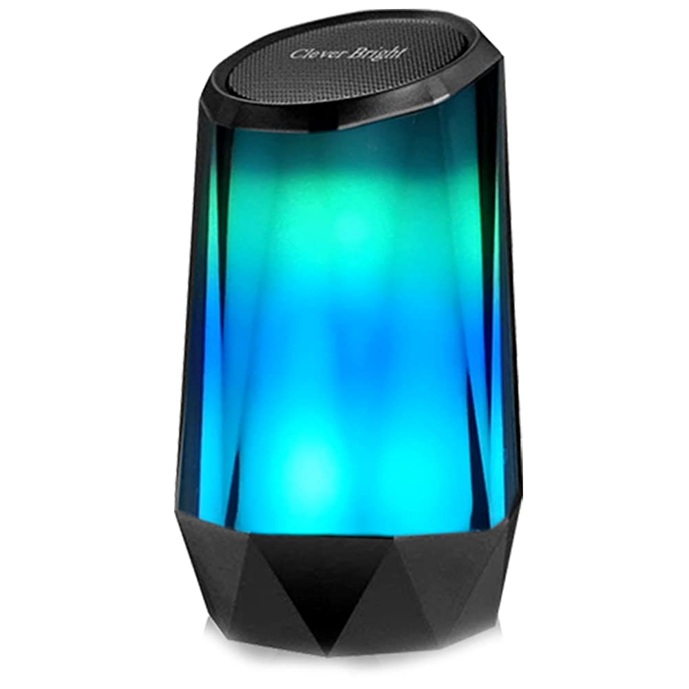 Portable Wireless Bluetooth Speakers 8 LED Lights Modes Stereo Sound Loud Volume Speaker with TF Card Slot, for Smart Phone, Computer and Other All Bluetooth Devices for Home, Outdoors, Travel, Party - LeoForward Australia