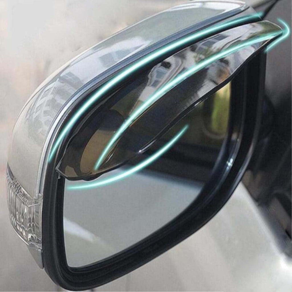 ByLucky--Car Rear View Mirror Cover,1 Pair of Car Rearview Mirror Anti - rain Eyebrow,Reverses Mirror Sun - Rain Shield. - LeoForward Australia