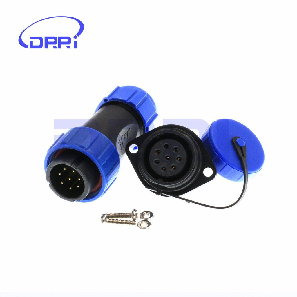 DRRI SP21 8 Pole Waterproof Circular Aviation Connector Industrial Connector Adapter 8pole - LeoForward Australia