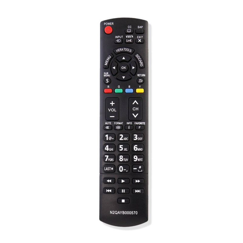N2QAYB000570 Replace Remote Control Suit for Panasonic TV TC-60PS34UA TC-32LX34 TC-42PX34 TC-50PX34 TC-60PS34 TC-32LX44S TC-L37E3 TC-L37U3 TC-L42E3 TC-L42E30 TC-L42U30 TC-P42X3 - LeoForward Australia