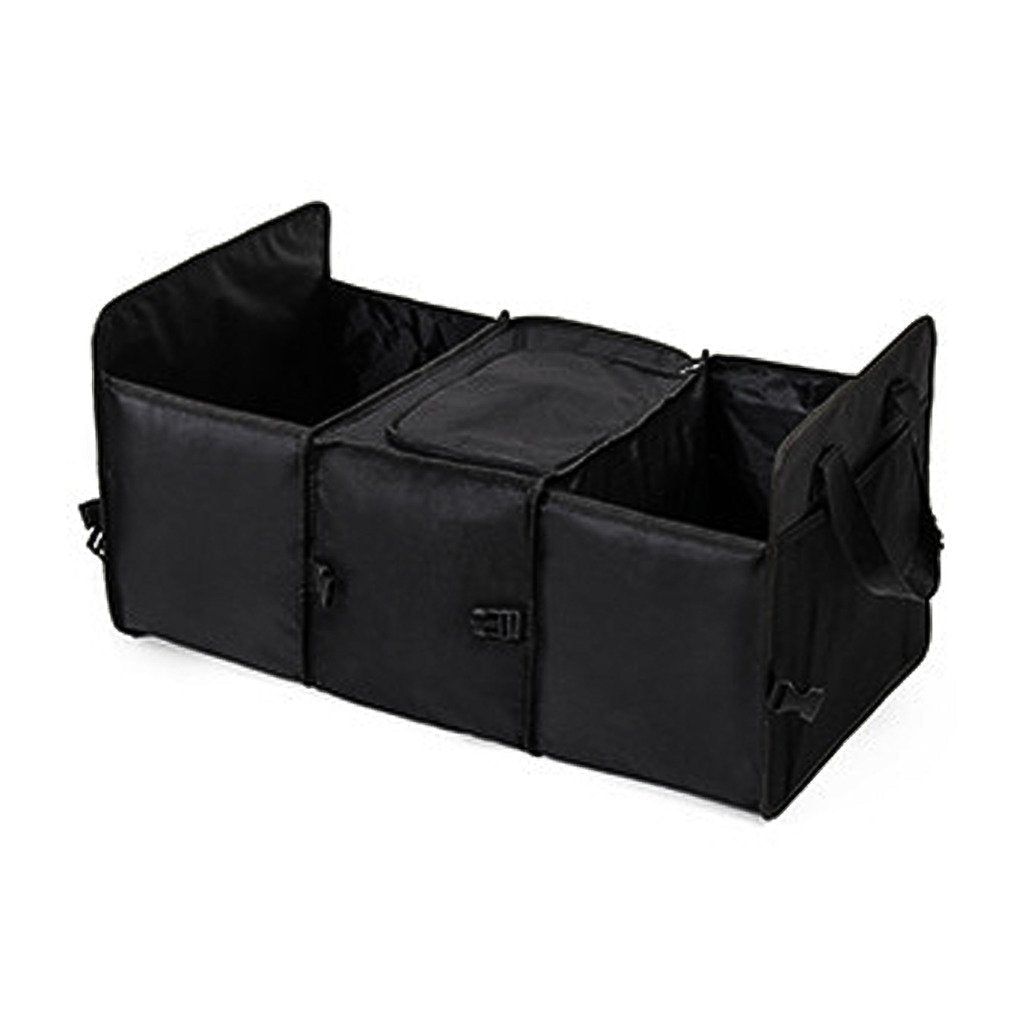  [AUSTRALIA] - YIOVVOM Trunk Organizer - Best for Keeping All Truck Supplies Together, Rugged and Durable for Hauling Cargo, While Folding Flat for Easy Storage. Organizer for Car, SUV and Truck Black