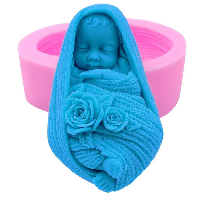  [AUSTRALIA] - Monqui Baby Silicone Soap Molds Candle Molds Art Craft Molds