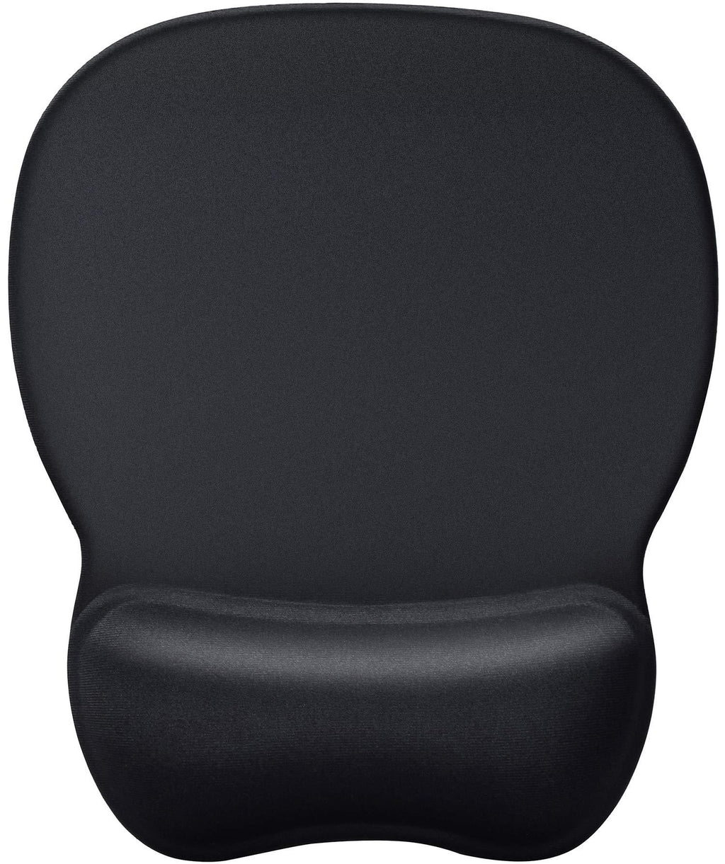 MROCO Ergonomic Mouse Pad with Wrist Support Gel Mouse Pad with Wrist Rest, Comfortable Computer Mouse Pad for Laptop, Pain Relief Mousepad with Non-slip PU Base for Office & Home, 9.4 x 8.1 in, Black - LeoForward Australia