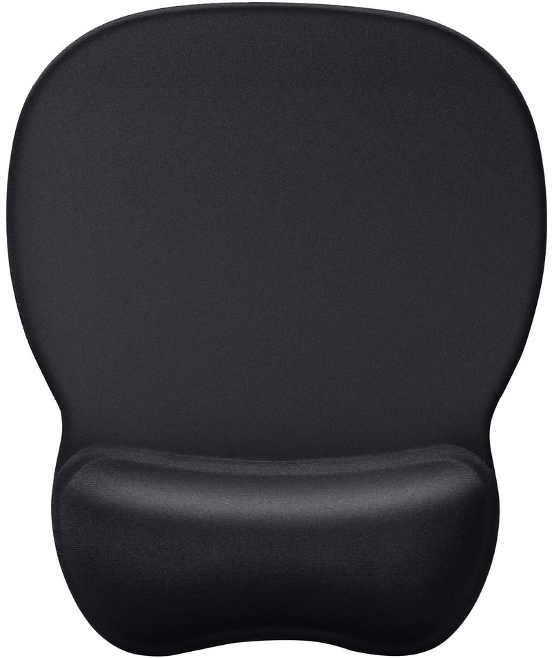 MROCO Ergonomic Mouse Pad with Wrist Support Gel Mouse Pad with Wrist Rest, Comfortable Computer Mouse Pad for Laptop, Pain Relief Mousepad with Non-slip PU Base for Office & Home, 9.4 x 8.1 in, Black - LeoForward Australia