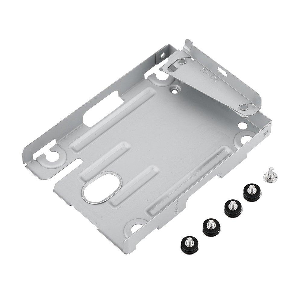 PS3 Hard Disk Drive HDD Mounting Bracket Stand Kit Replacement 2.5" for Sony Playstation 3 PS3 Super Slim Console System ECH-400x Series with Screws - LeoForward Australia
