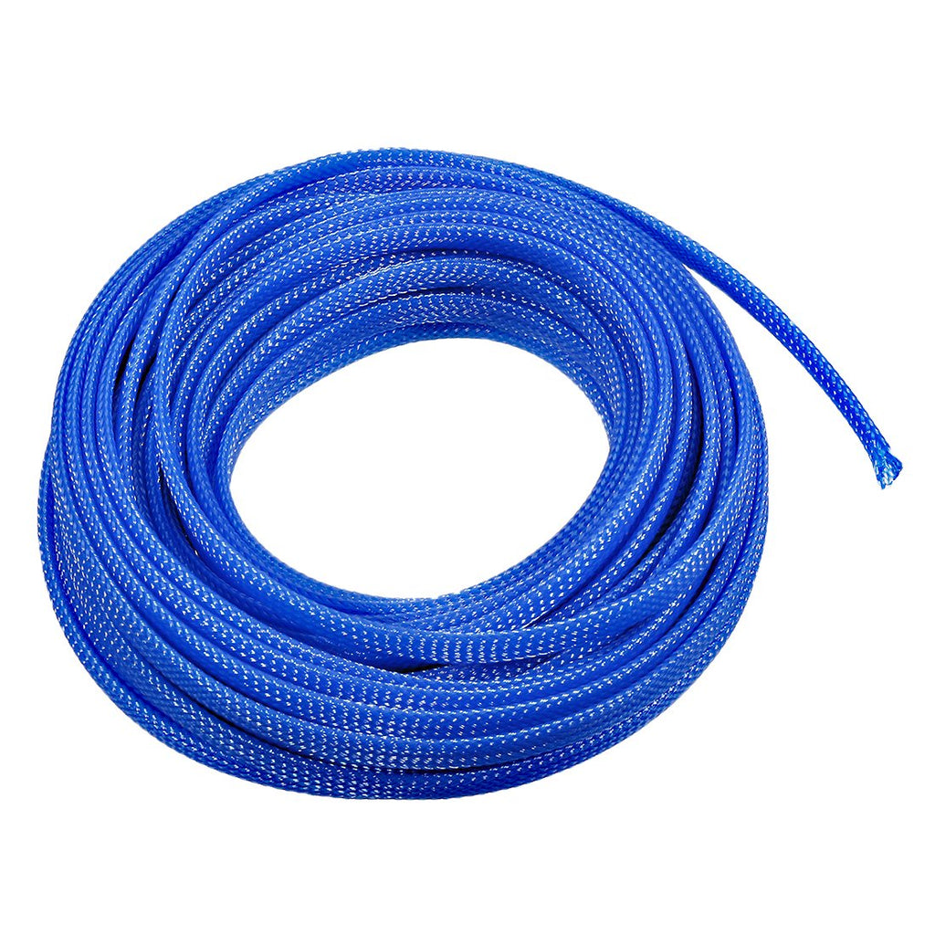  [AUSTRALIA] - uxcell Expandable Sleeving, 1/4-inch 33ft Cable Sleeve, Blue