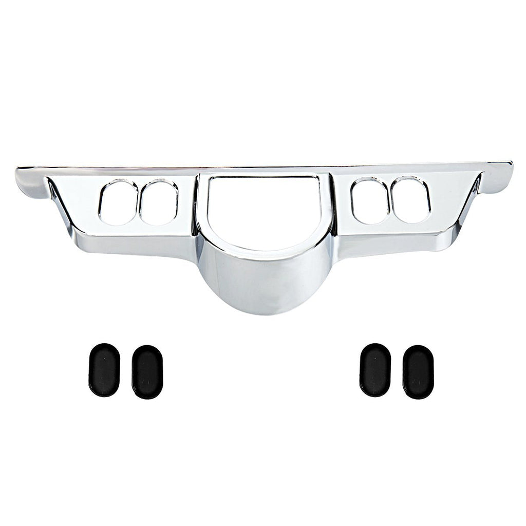  [AUSTRALIA] - Rudyness Chrome Switch Dash Panel Accent Cover for Harley Touring 96-13 Electra Glide/06-13 Street Glide/09-13 Tri Glide