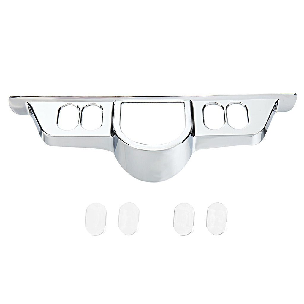  [AUSTRALIA] - Rudyness Chrome Switch Dash Panel Accent Cover for Harley Touring 96-13 Electra Glide/Street Glide FLHX 06-13