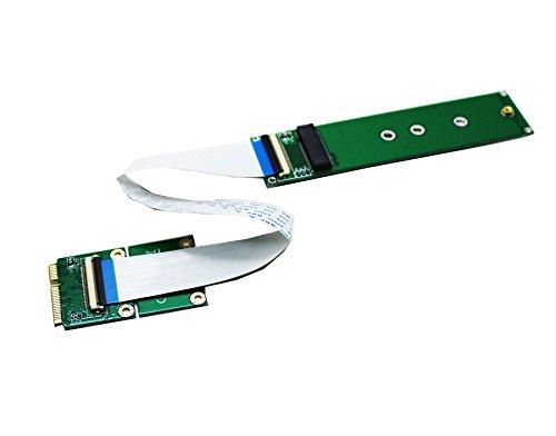 Sintech M.2 (NGFF) nVME SSD to Mini PCIe Adapter with 20cm Cable - LeoForward Australia