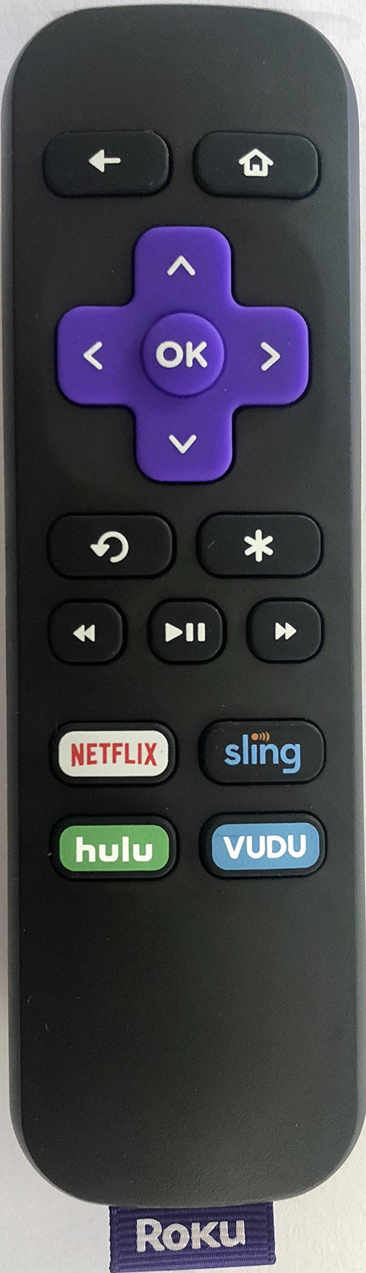 New Roku RC108 Remote with Netflix Sling Hulu Vudu Channel Keys for Roku Streaming Boxes Compatible with: Roku LT Roku HD, XD, XDS Roku N1 Roku 1 Roku 2 Roku 2 HD, XD, XS Roku 3 Roku Express Ro - LeoForward Australia