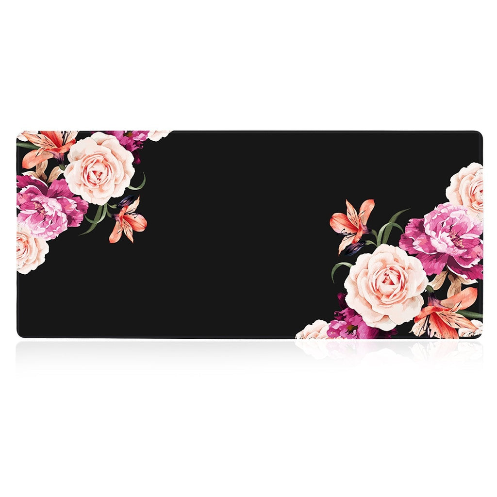 iLeadon Large Gaming Mouse Pad, Non-Slip Rubber Base Computer Mouse Pad Premium-Textured & Waterproof Mouse Pad for Desk, 35.1 x 15.75-inch 2.5mm Thick, Peony Flower Adorable Peony Flower - LeoForward Australia