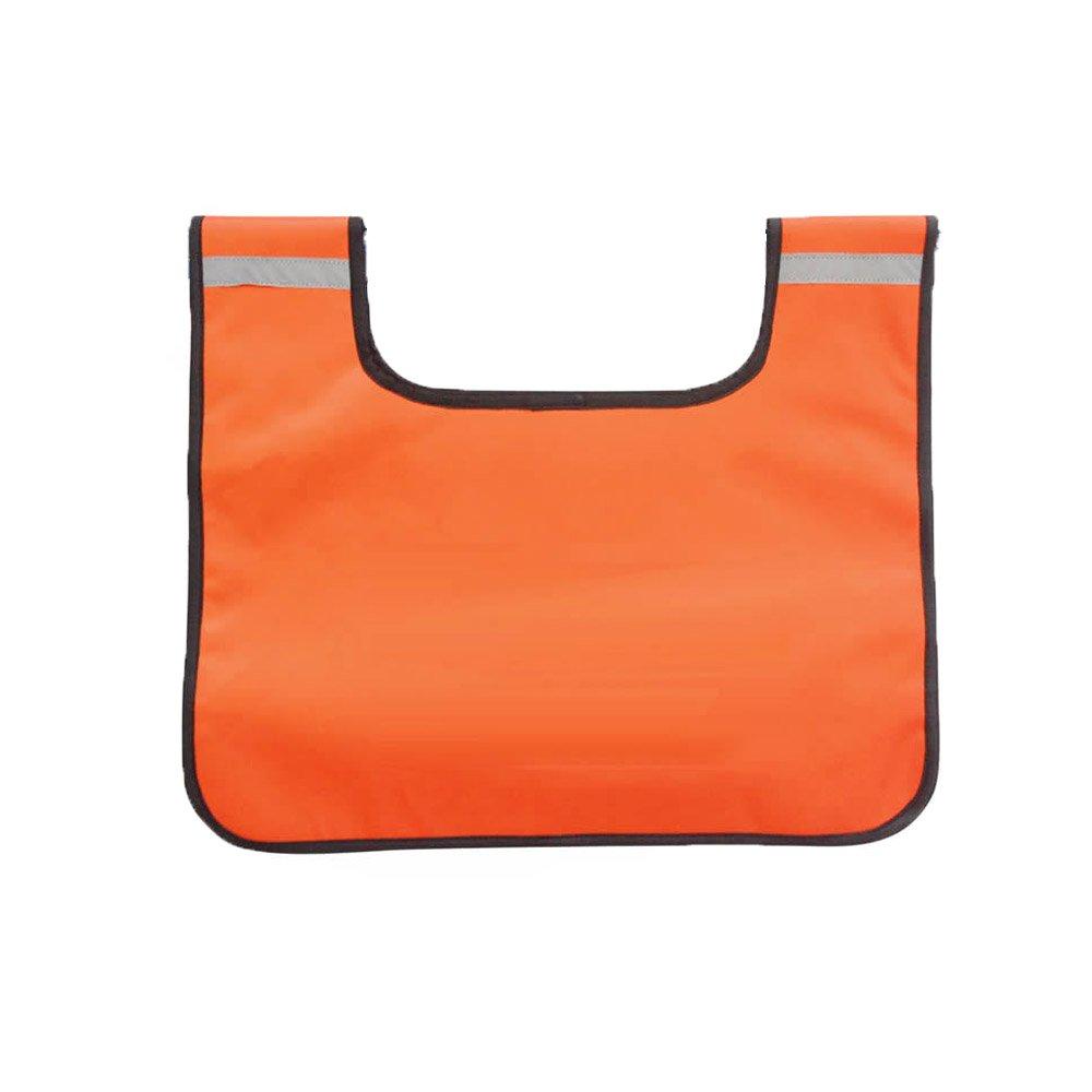 [AUSTRALIA] - Comily Plus+ Strong Durable PVC Winch Rope Dampener Blanket with Pocket-Light Orange Color Light Orange