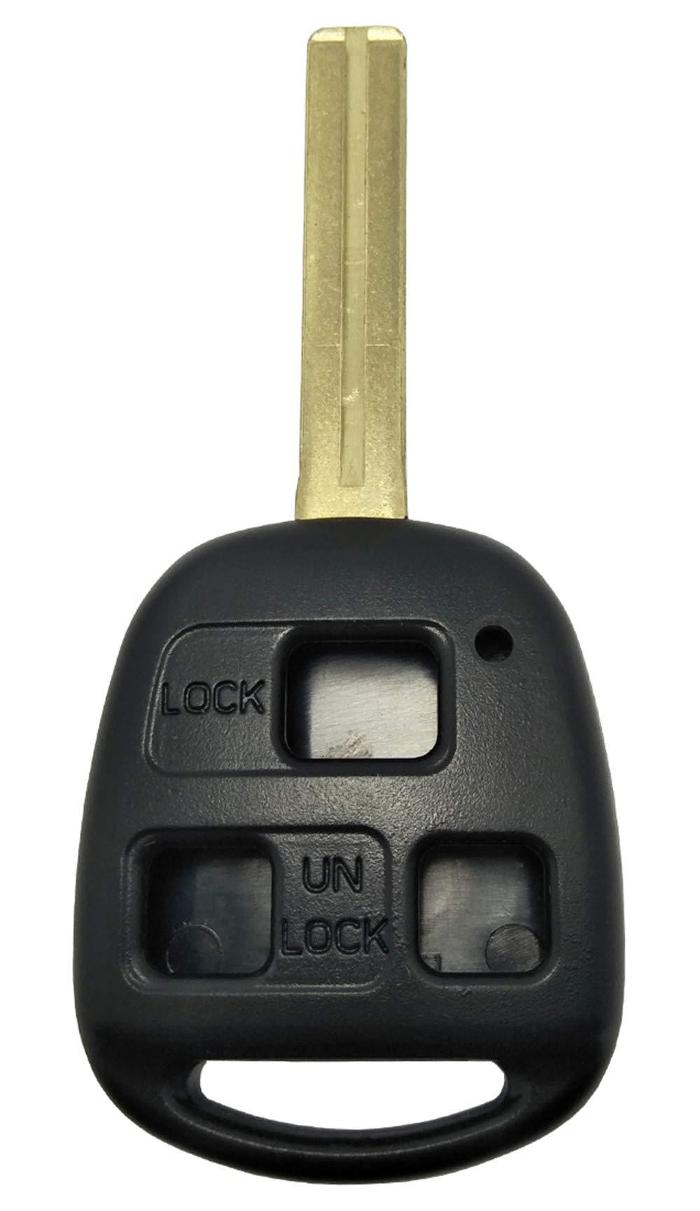  [AUSTRALIA] - J-ACCES Replacement for Lexus Key Fob Shell Case Cover Remote Fob Housing Fits for Lexus ES GS GX is LS LX RX SC FCC ID: HYQ1512V HYQ12BBT