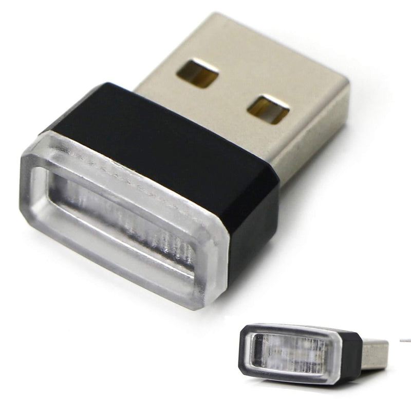 iJDMTOY Ultra Blue USB Plug-in Miniature LED Car Interior Ambient Accent Lighting Kit - LeoForward Australia