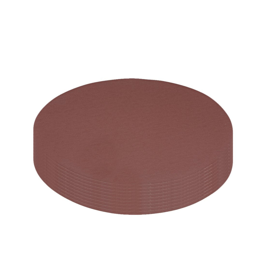  [AUSTRALIA] - uxcell 10Pcs 7 Inch Hook and Loop Sanding Disc 1200 Grits Flocking Sandpaper for Random Orbit Sander Brown