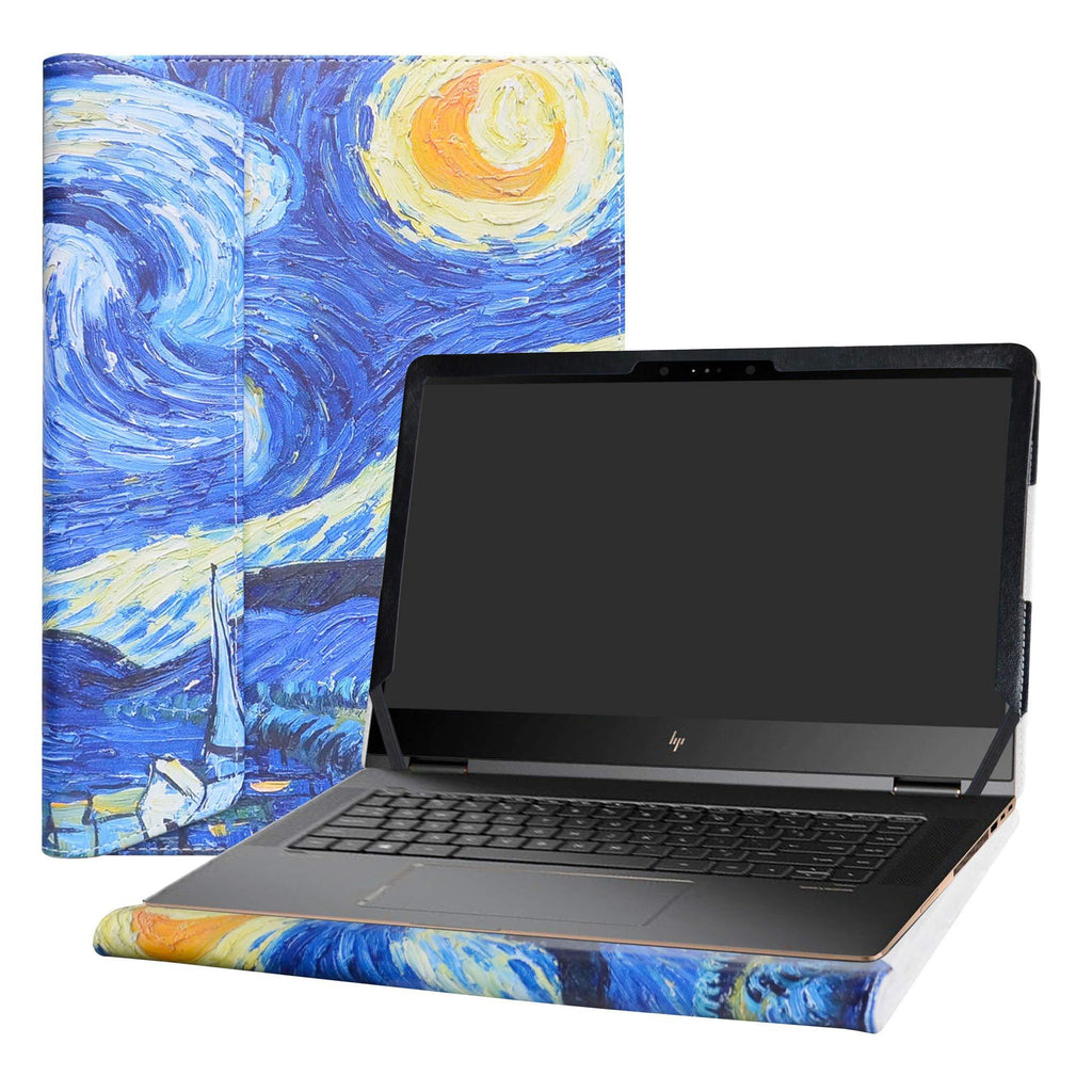 Alapmk Protective Case Cover for 15.6" HP Spectre x360 15 15-apXXX (15-AP012DX 15-AP052NR) & Samsung Notebook 5 15 NP550XTA Laptop[Note:Not fit Spectre x360 15 15-blXXX 15-chXXX],Starry Night Starry Night - LeoForward Australia
