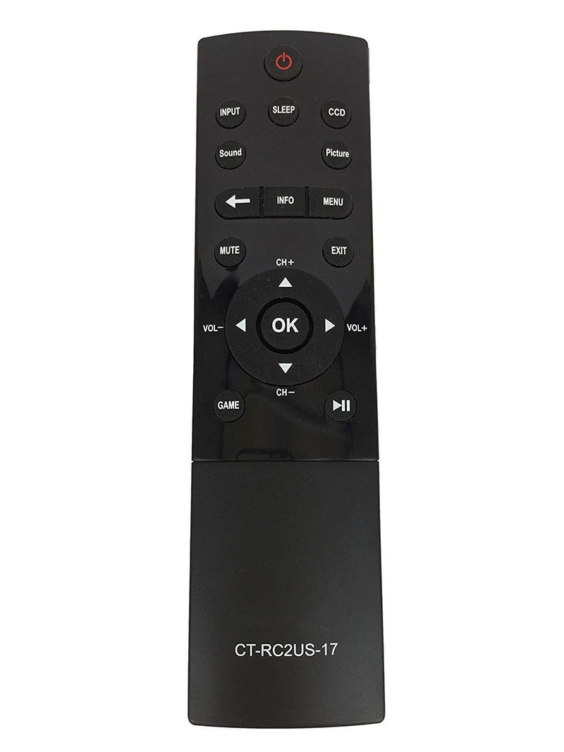 Remote Control Compatible with Toshiba CT-RC2US-17 Remote for Toshiba 32L221U, 43L621U, 49L621U, 55L421U, 55L621U, 65L621U - LeoForward Australia