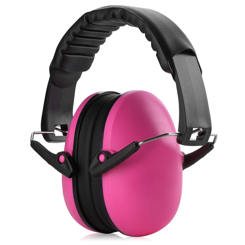  [AUSTRALIA] - Ear Muffs Noise Protection - Pink Hearing Protection and Noise Cancelling Reduction Safety Ear Muffs, Fits Children and Adults for Shooting, Hunting, Woodworking, Gun Range, Mowing, and More by MEDca