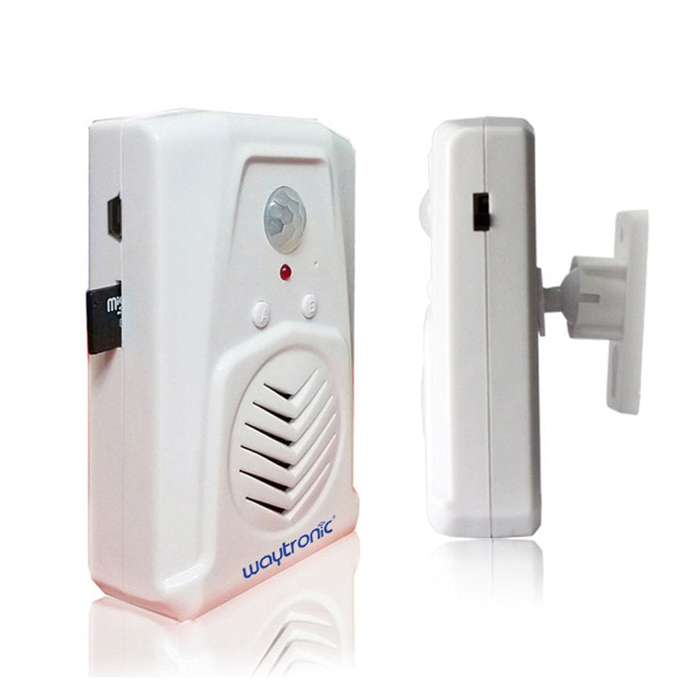  [AUSTRALIA] - Microsound Mini PIR Motion Sensor Activated Voice Reminder Multiple Recorded Sounds Player for Shop Store Factory Supermarket Special Sound Effect