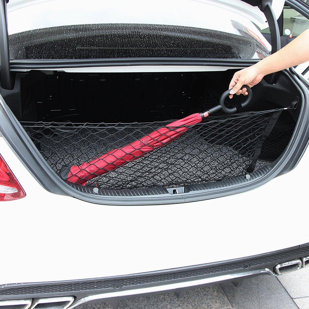  [AUSTRALIA] - Cargo Net Car Rear Envelope Trunk Storage Net Organizer Fit Toyota Camry 2012 2013 2014 2015 2016 2017 2018 2019